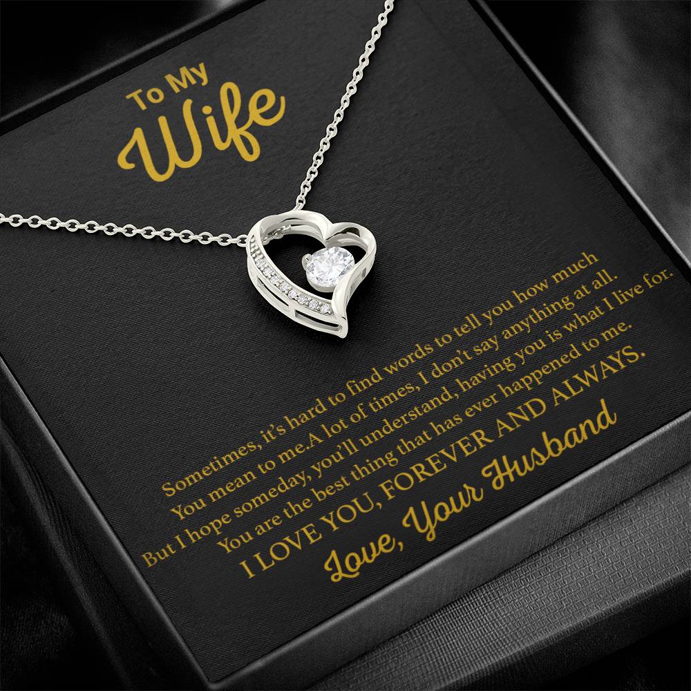 To My Wife Necklace, Gift For Wife, Anniversary Gift For Wife, Necklace For Wife 9_11