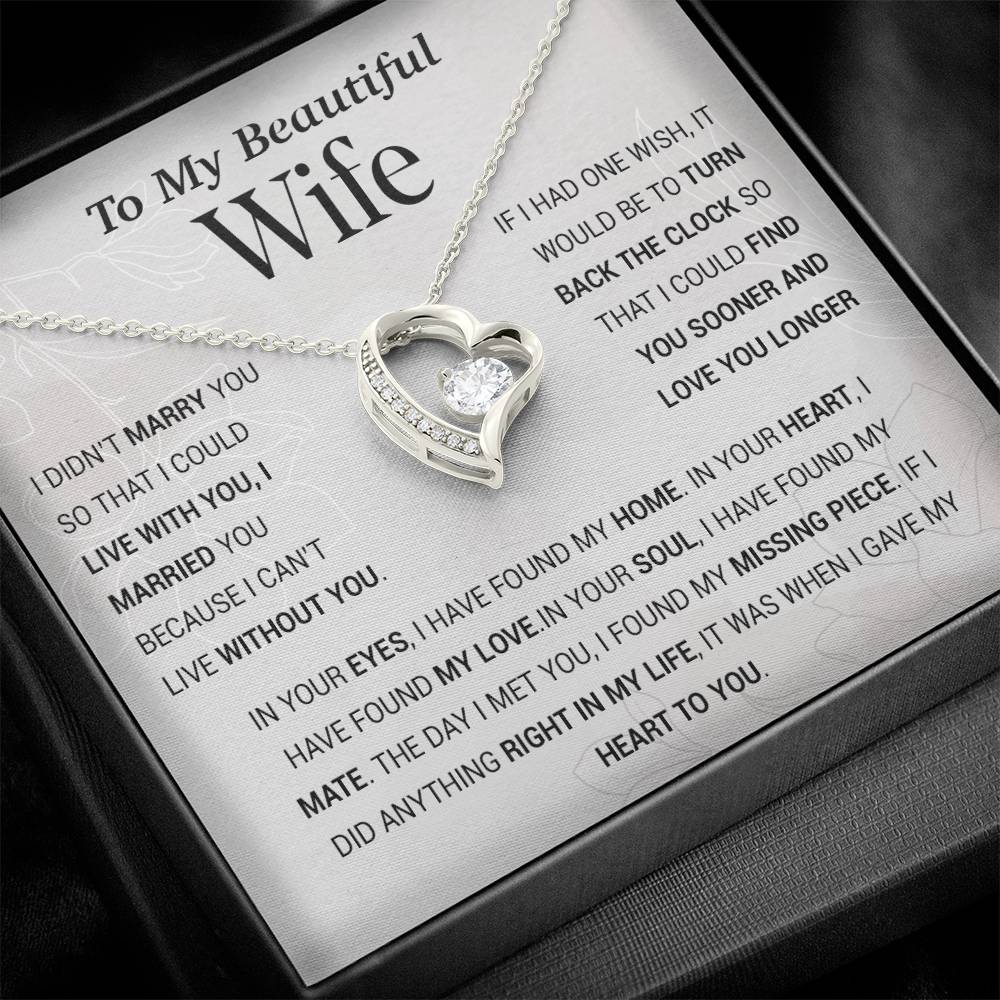 To My Wife Necklace, Gift For Wife, Anniversary Gift For Wife, Christmas Gift 27_11_HoaVan