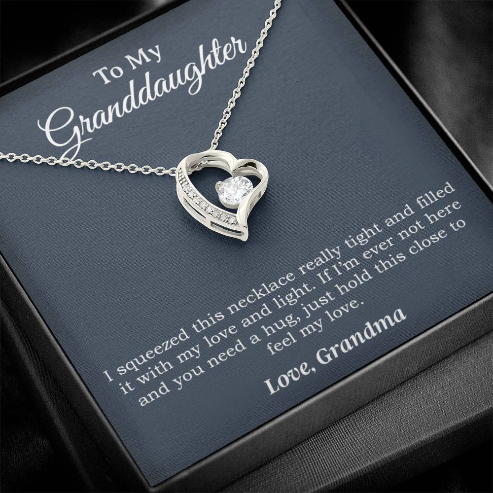 To My Granddaughter Necklace, Granddaughter Gift, Gifts for Granddaughters, Granddaughter Necklace 11-9