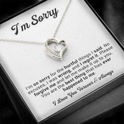 I'm Sorry Gift For Wife Necklace, Sorry Gift for Girlfriend, Forgiveness Gift For Her 2_11