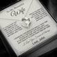 Custom To My Wife Necklace, Birthday Gift For Her, Wife Necklace, Christmas Gift