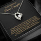 To My Bonus Daughter Necklace, Bonus Daughter Gifts From Stepdad, Step Daughter Gifts
