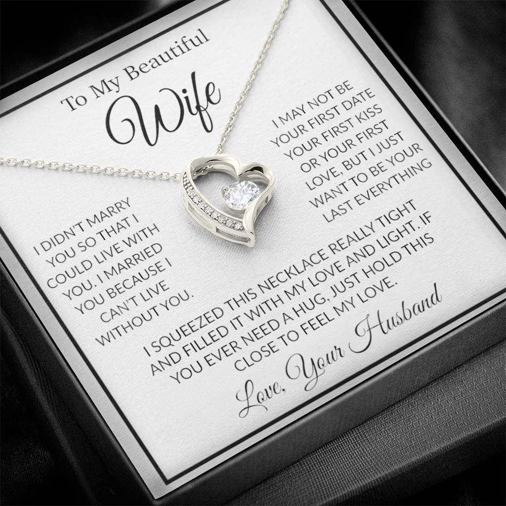 To My Wife Necklace, Gift For Her, Gift For Wife, Wife Jewelry, Christmas Gift 16_1