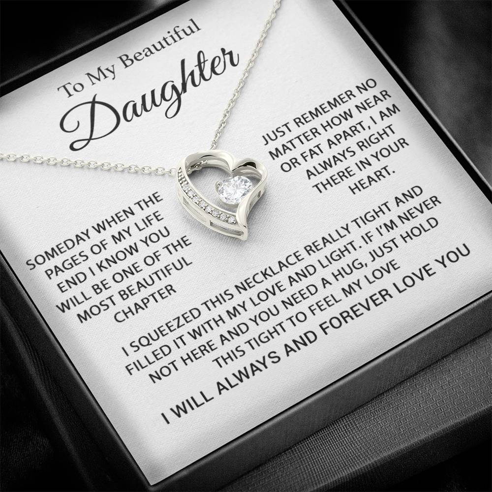 To My Daughter Necklace, Daughter Father Necklace, Daughter Gift From Dad 25_1