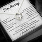 I'm Sorry Gift For Wife Necklace, Sorry Gift for Girlfriend, Forgiveness Gift For Her 23_5