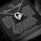 To My Bonus Daughter Necklace, Gift for Bonus Daughter, Step Daughter Birthday 23_11_Black