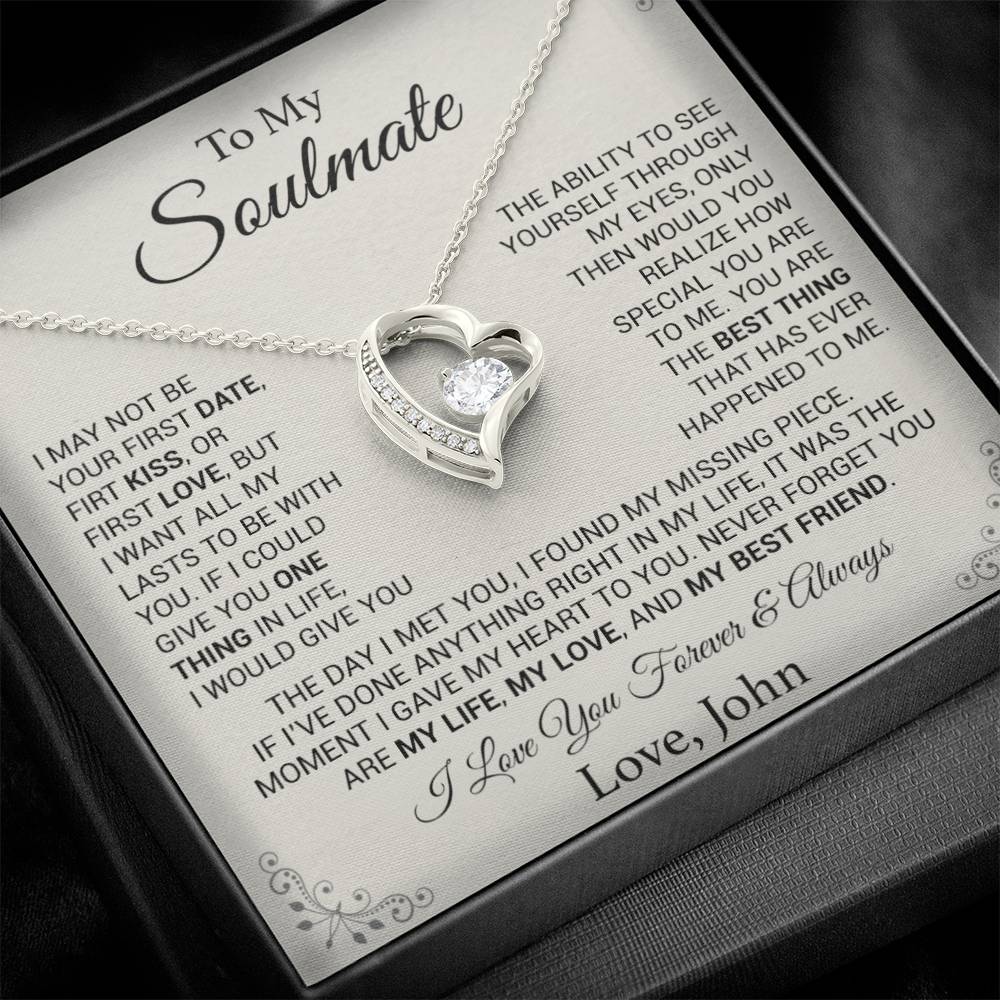 Custom To My Soulmate Necklace, Anniversary Gift, Birthday Gift, Christmas Gift 22_8