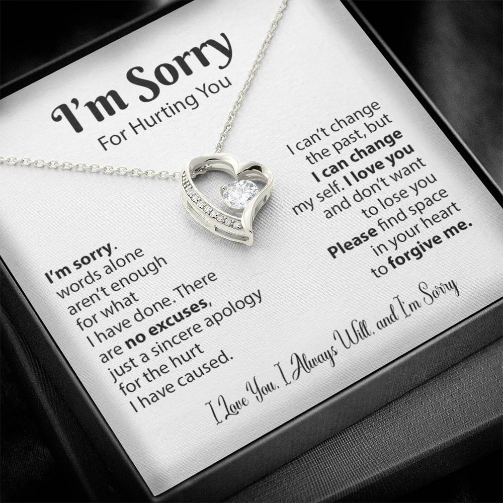 I'm Sorry Necklace Gifts, Apology Gifts For Her, Forgiveness Gift, Wife Gift 16_10
