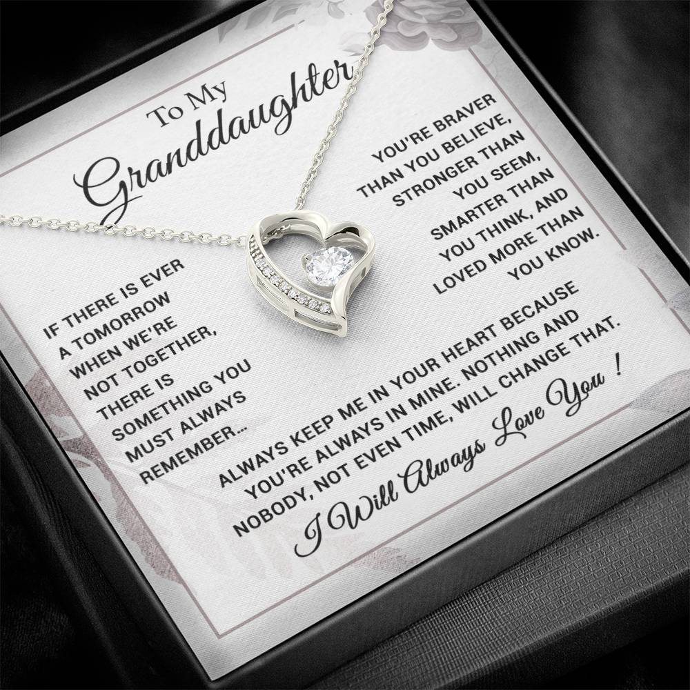 To My Granddaughter Necklace, Xmas Birthday Gift For Granddaughter from Grandma 26_8