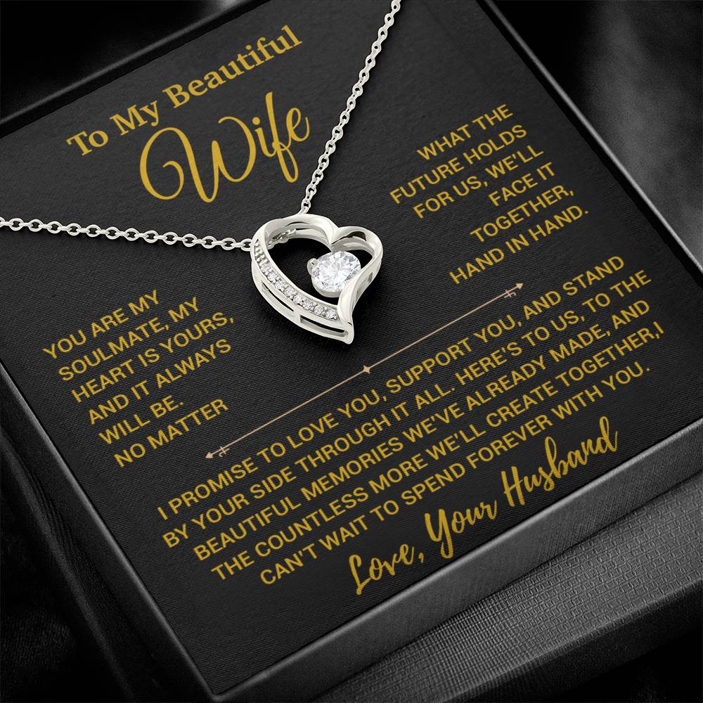 To My Wife Necklace, Vanlentines Gifts For Women, Anniversary Gift For Wife 29_12_
