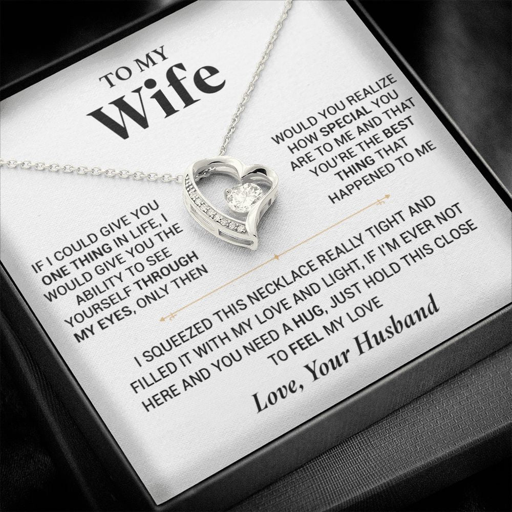 To My Wife Necklace, Christmas Gift For Wife, Christmas Gifts For Her, Wife Gift