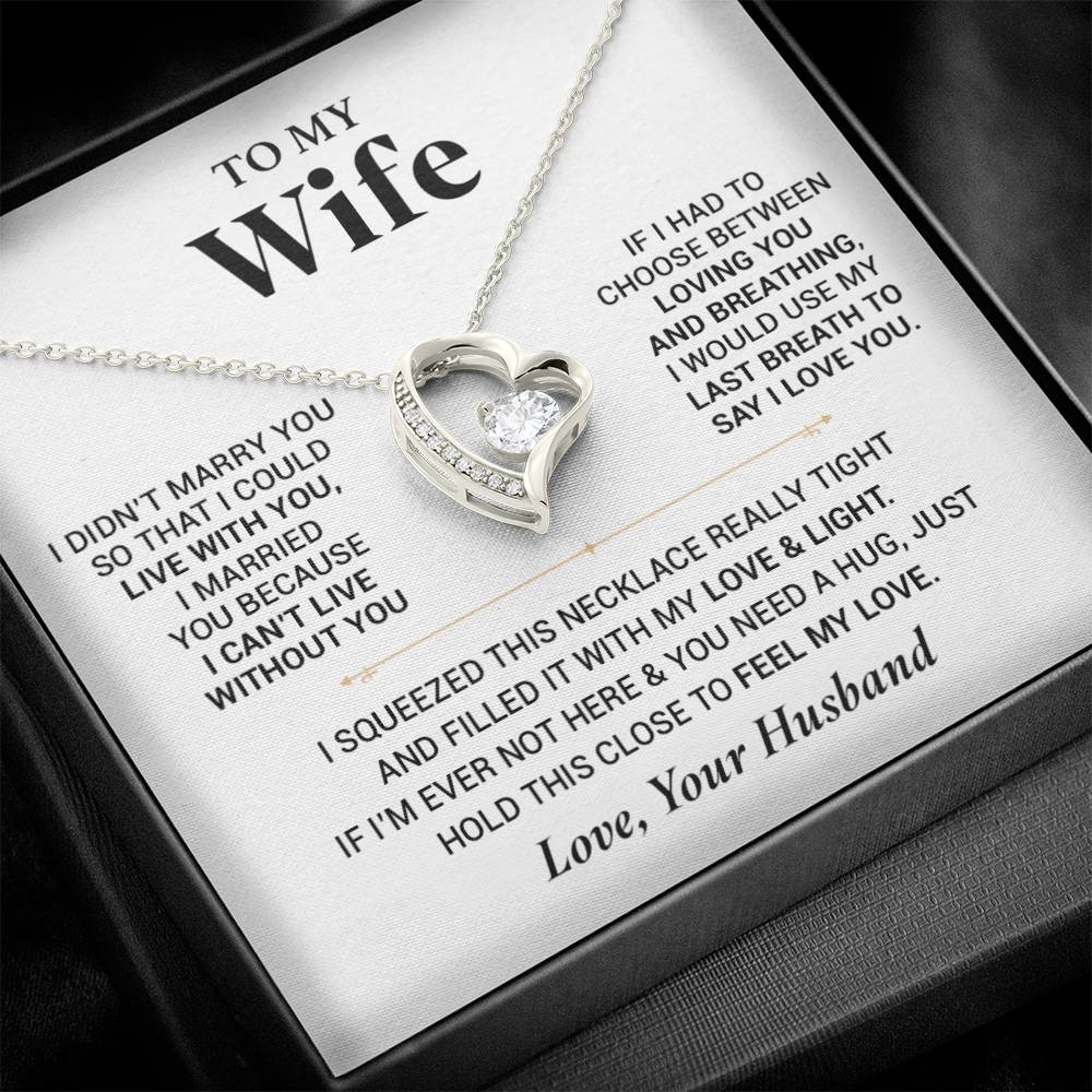 To My Wife Necklace, Christmas Gift For Wife, Christmas Gifts For Her, Wife Gift
