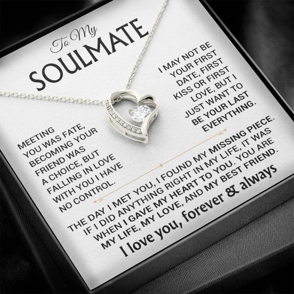 To My Soulmate Necklace, Soulmate Gift, Gift For Girlfriend, Valentines Gift 6_12