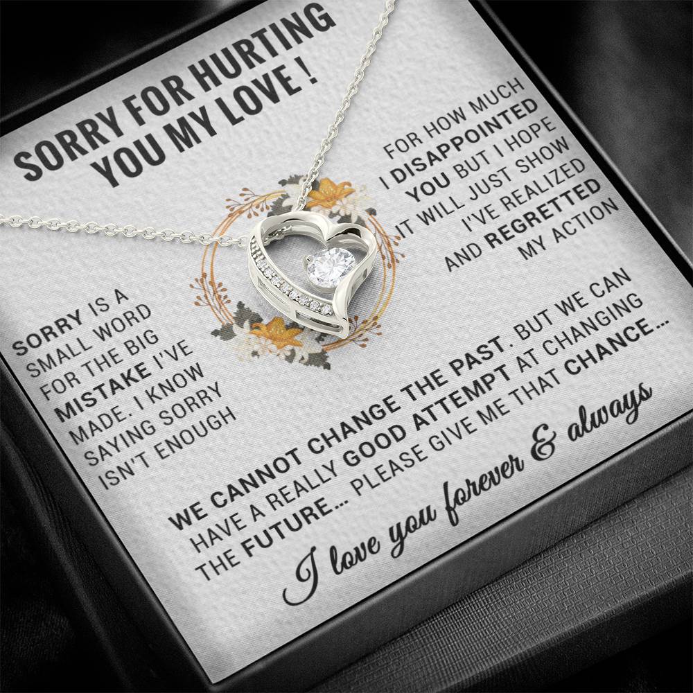 I'm Sorry Necklace Gifts, Apology Gifts For Her, Forgiveness Gift, Wife Gift 12_9