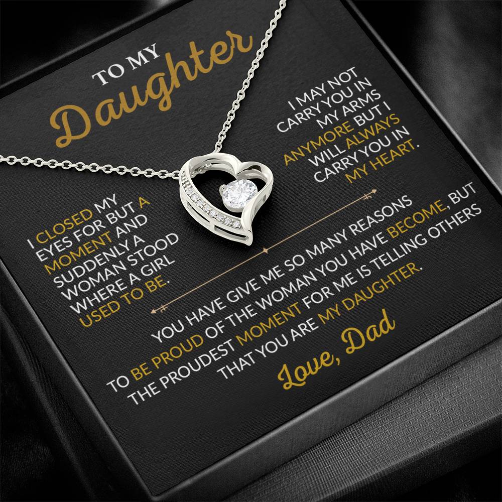 To My Daughter Necklace, Gift for Daughter from Dad,Daughter Father Necklace 14_3
