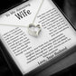 To My Amazing Wife Necklace, Christmas Gifts For Women, Anniversary Gift For Wife