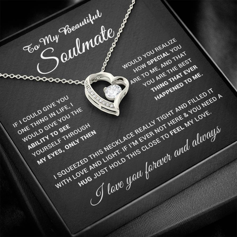 To My Soulmate Necklace, Gift For Soulmate, Anniversary Gift, Birthday Gift 25_4