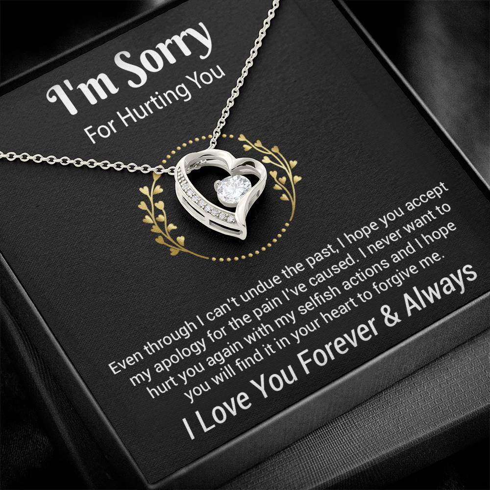 I'm Sorry Necklace Gifts, Apology Gifts For Her, Forgiveness Gift, Wife Gift 7_8