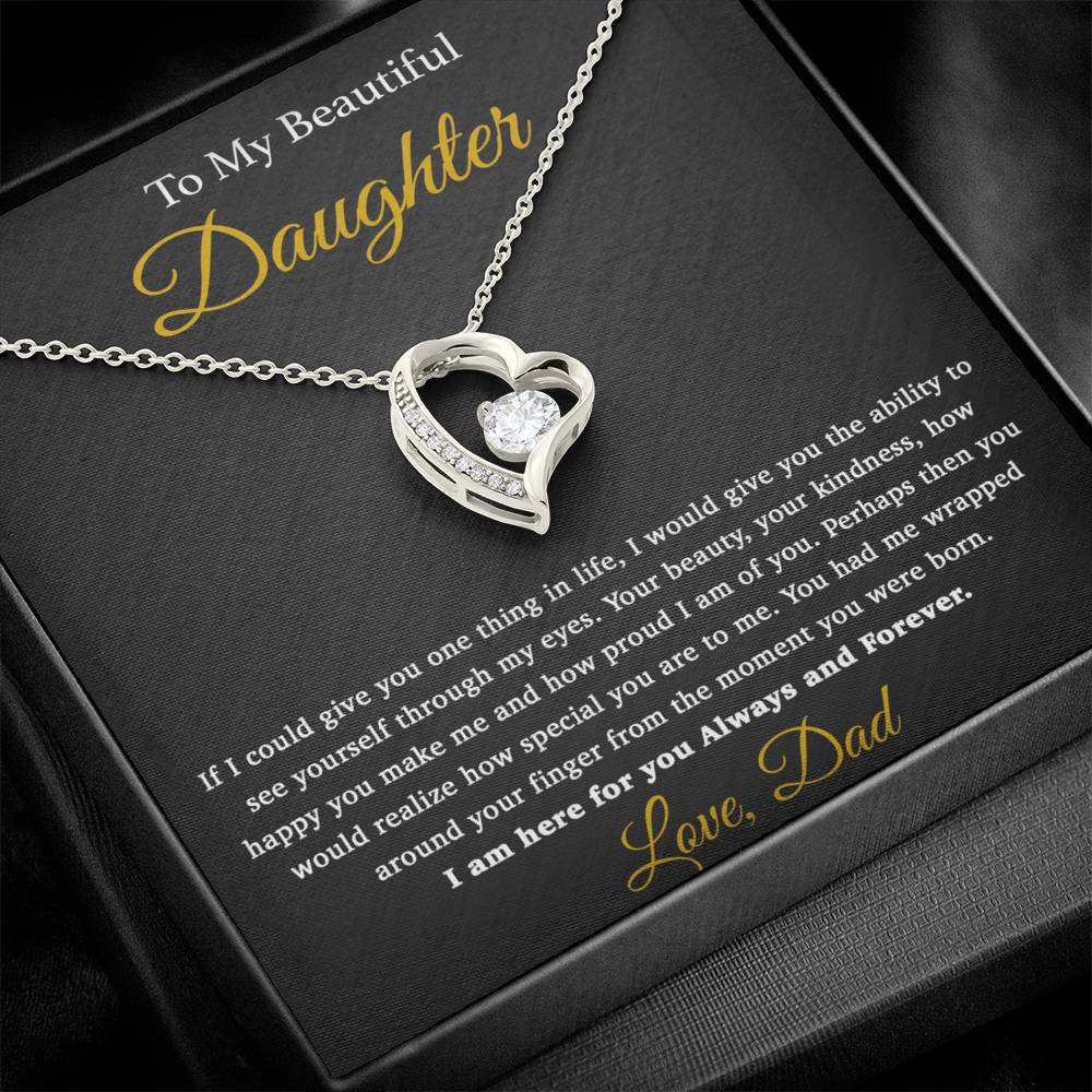To My Daughter Necklace, Daughter Father Necklace, Daughter Gift From Dad 11_3