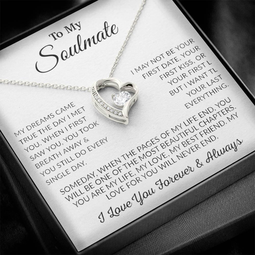 To My Soulmate Necklace, Gift for Wife, Girlfriend, Anniversary Gift 2_1