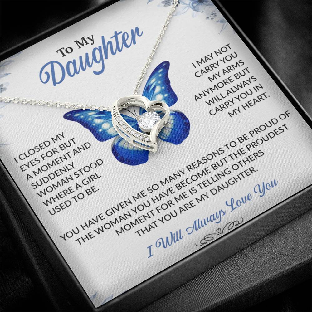 To My Daughter Necklace, Gift for Daughter from Dad, Daughter Father Necklace 9_12