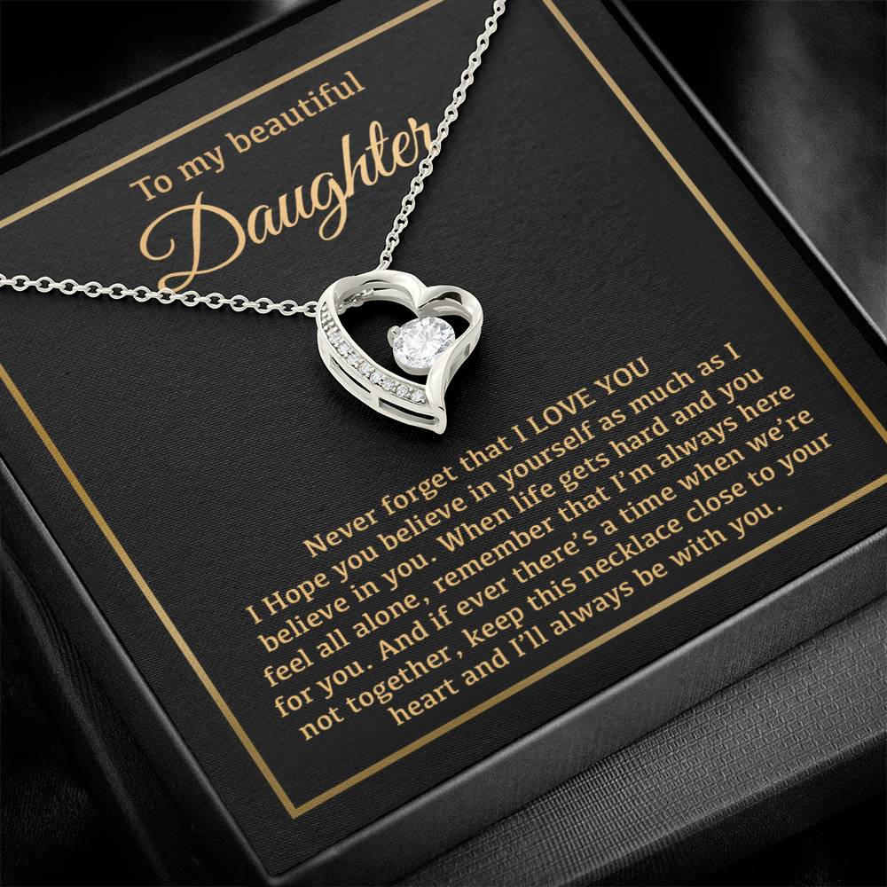 To My Daughter Necklace, Daughter Father Necklace, Daughter Gift From Dad, Mom 14_1