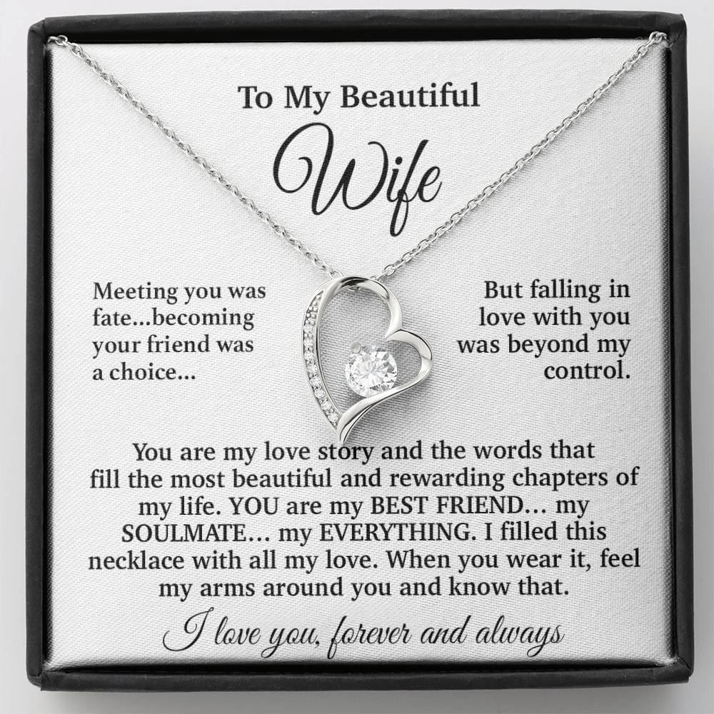 To My Wife Necklace, Gift From Husband, Anniversary Gifts Wife_23_3