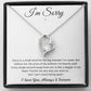 I'm Sorry Necklace Gifts, Apology Gifts For Her, Forgiveness Gift, Wife Gift 8_12