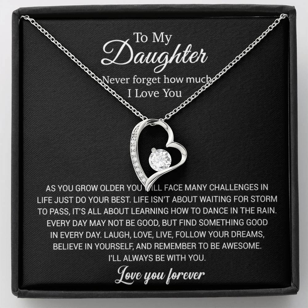 To My Daughter Necklace, Daughter Mother Necklace, Daughter Gift From Mom 9_12