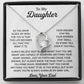 To My Daughter Necklace, Daughter Father Necklace, Daughter Gift From Dad 1_8