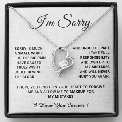 I'm Sorry Gift For Wife Necklace, Sorry Gift for Girlfriend, Forgiveness Gift For Her 24_5