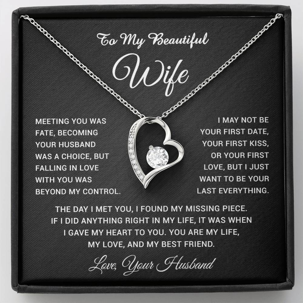 To My Wife Necklace, Gift For Wife, Anniversary Gift For Wife, Necklace For Wife 3_5