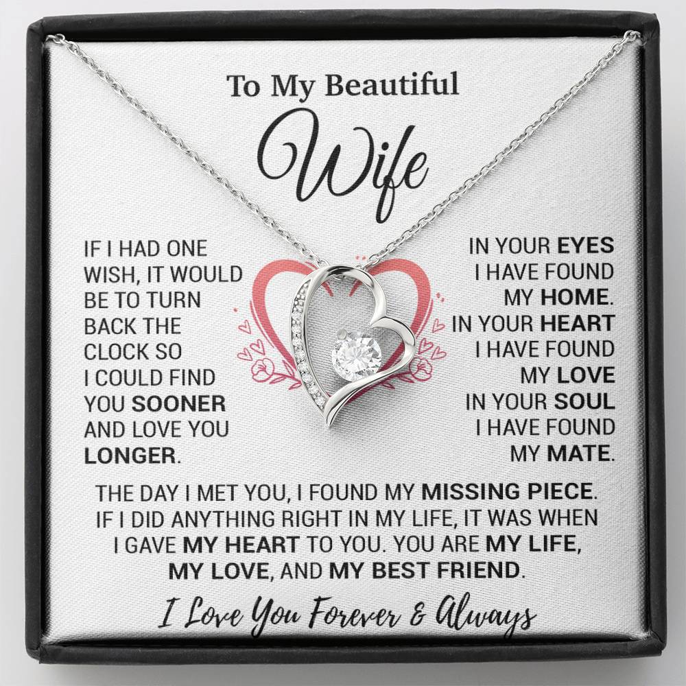 To My Wife Necklace, Christmas Gifts For Women, Anniversary Gift For Wife 12_11