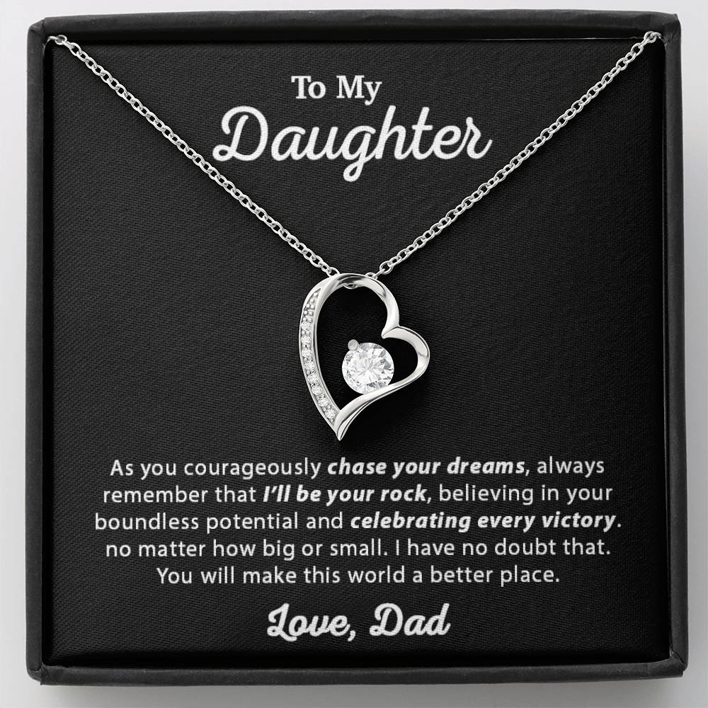 To My Daughter Necklace, Daughter Father Necklace, Daughter Gift From Dad 16_1
