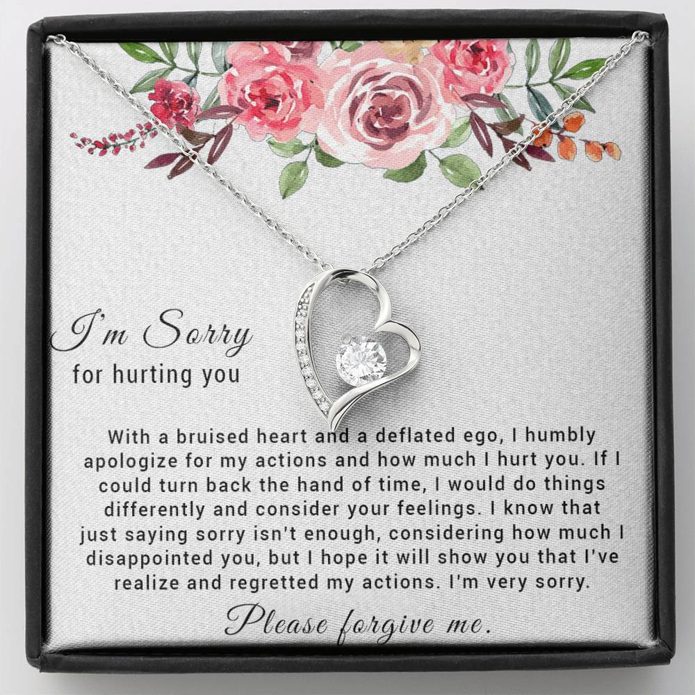 I'm Sorry Necklace Gifts, Apology Gifts For Her, Forgiveness Gift, Wife Gift 12_12