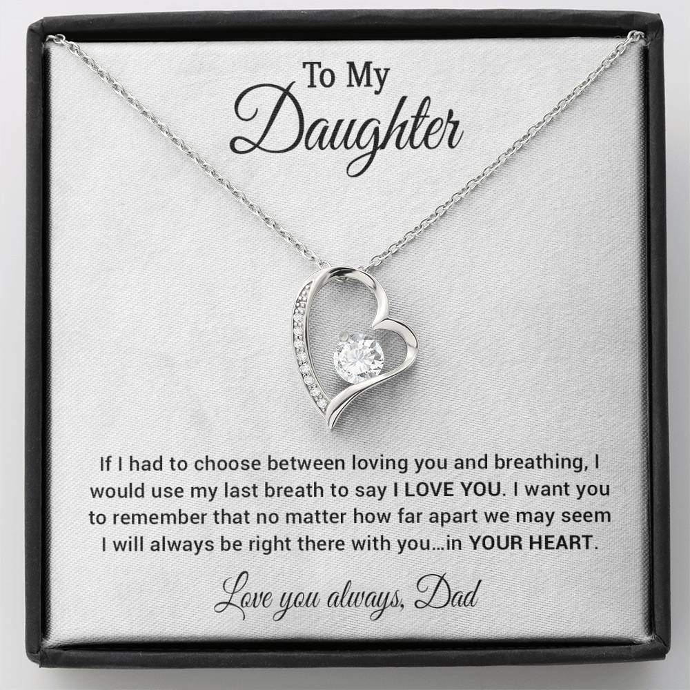 To My Daughter Necklace, Daughter Father Necklace, Daughter Gift from Dad 30_4