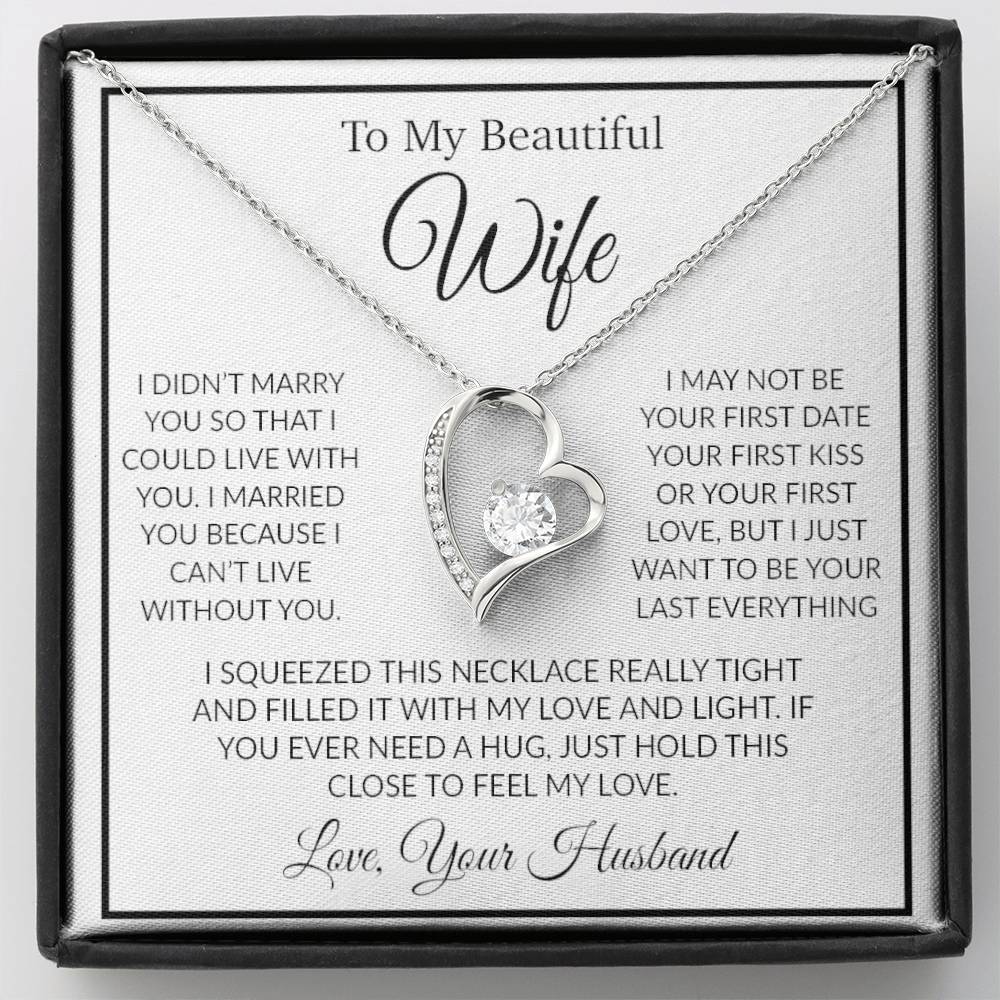 To My Wife Necklace, Gift For Her, Gift For Wife, Wife Jewelry, Christmas Gift 16_1