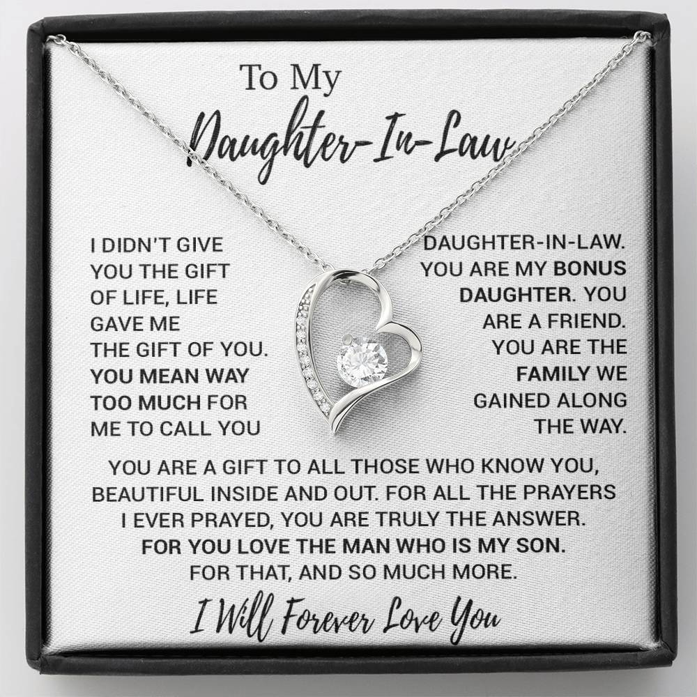 To My Daughter-In-Law Necklace, Gift For Daughter In Law, Daughter In Law Gift 18_10