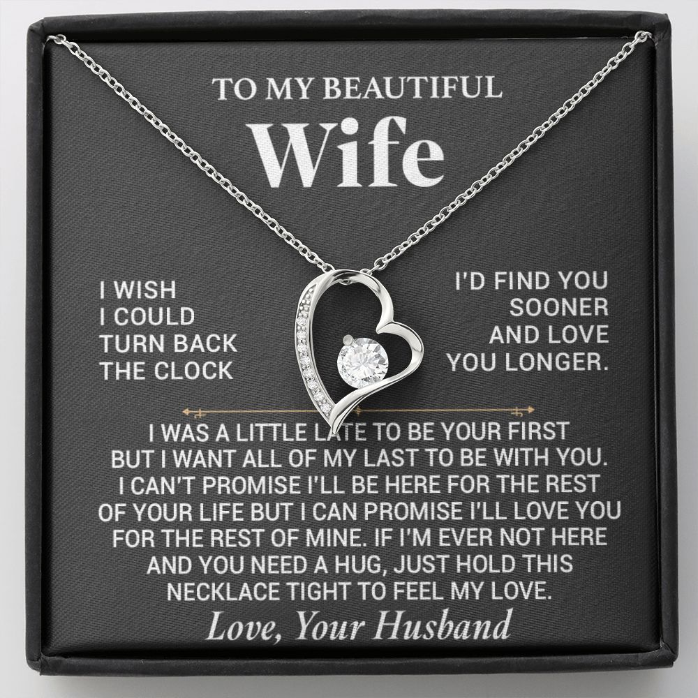 To My Wife Necklace, Anniversary Gift For Wife, Wife Birthday, Gift For Wife88