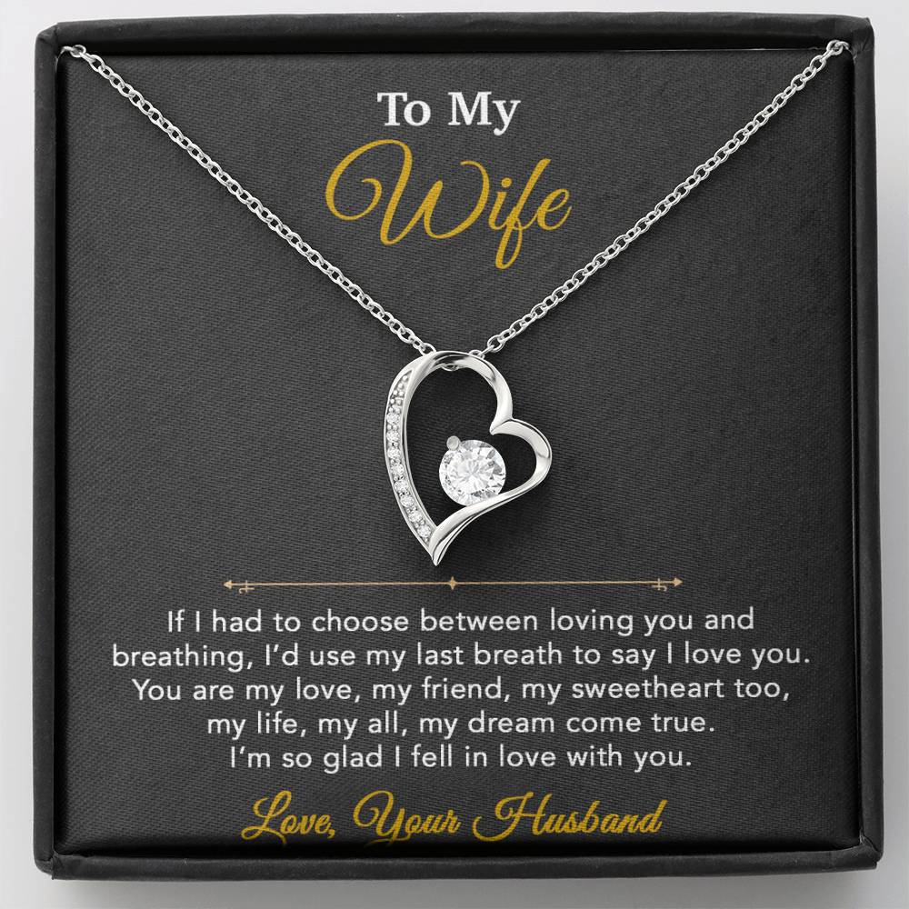 To My Wife Necklace, Wife Gift from Husband, Wife Birthday Gift, Christmas Gift 6_1