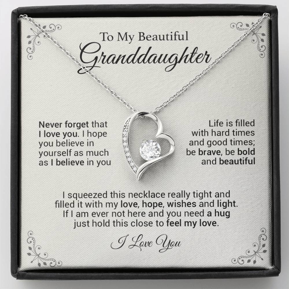 To My Granddaughter, Gift For Granddaughter, Granddaughter Gift from Grandma & Grandpa