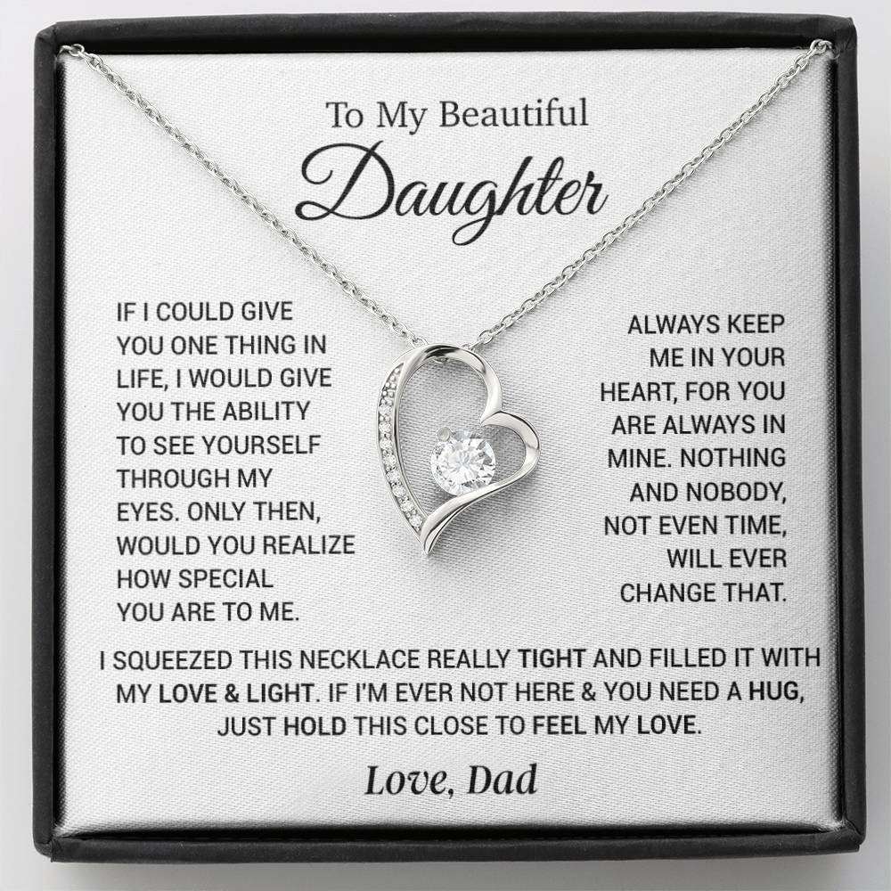 To My Daughter Necklace, Daughter Father Necklace, Daughter Gift From Dad 24_11