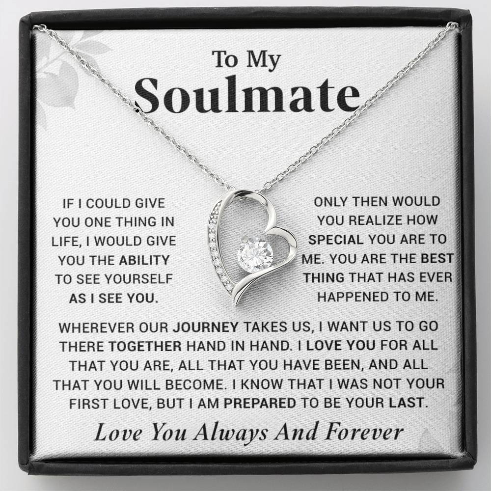 To My Soulmate Necklace Gift For Wife Girlfriend Birthday Anniversary Christmas 20_7