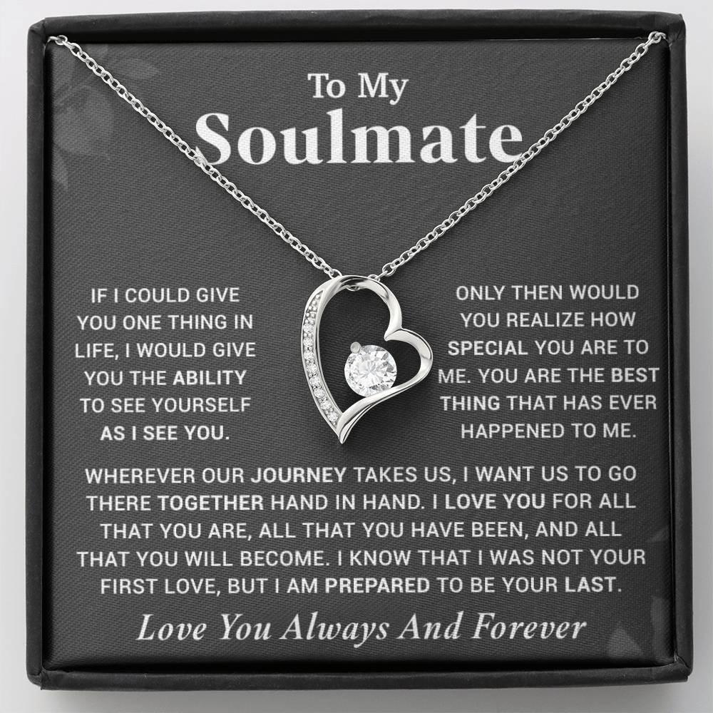 To My Soulmate Necklace Gift For Wife Girlfriend Birthday Anniversary Christmas 20_7_Gray