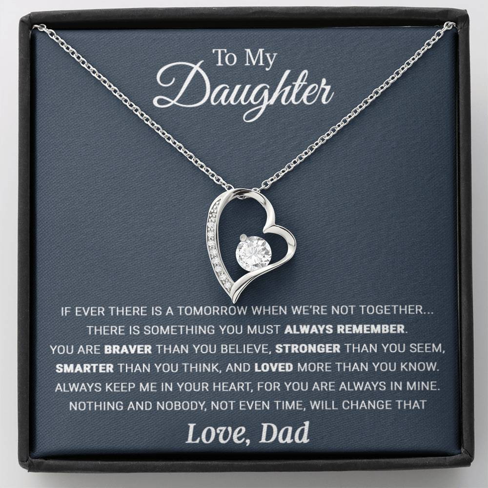 To My Daughter Necklace, Daughter Father Necklace, Daughter Gift From Dad 25_11