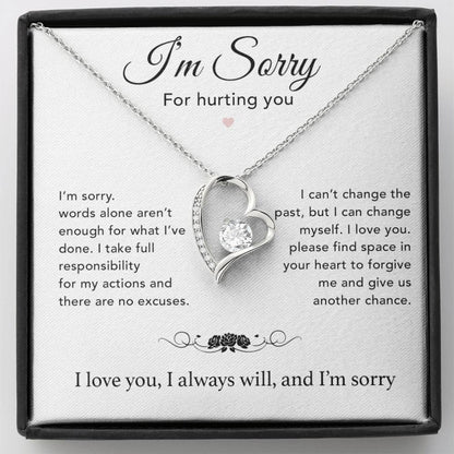 I'm Sorry Necklace Gifts, Apology Gifts For Her, Forgiveness Gift, Wife Gift 7_12