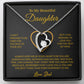 To My Daughter Necklace, Gift for Daughter from Dad, Father Daughter Necklace 6_6_Gold