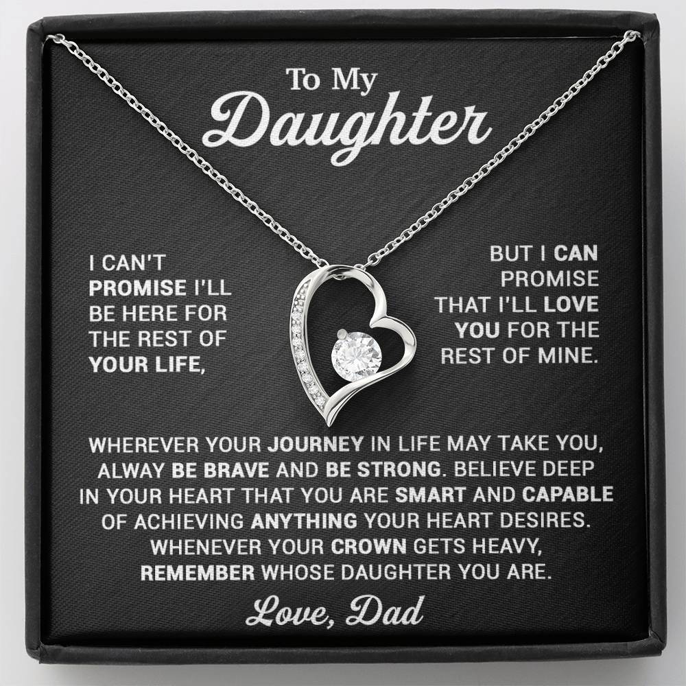 To My Daughter Necklace, Gift for Daughter from Dad, Daughter Father Necklace 12_4