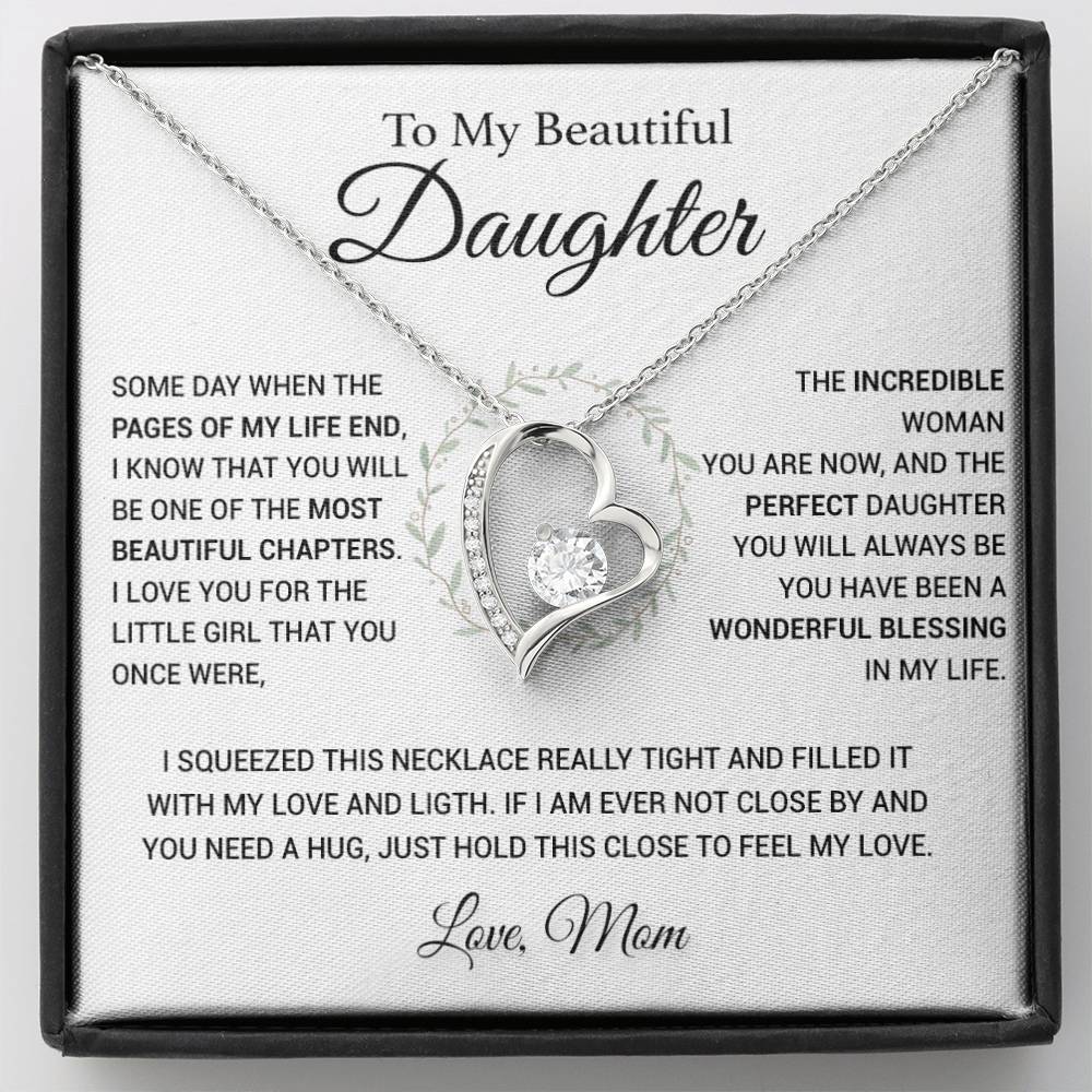 To My Daughter Necklace, Daughter Mother Necklace, Daughter Gift From Mom 25_7