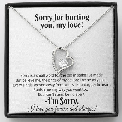 I'm Sorry Necklace Gifts, Apology Gifts For Her, Forgiveness Gift, Wife Gift 18_8